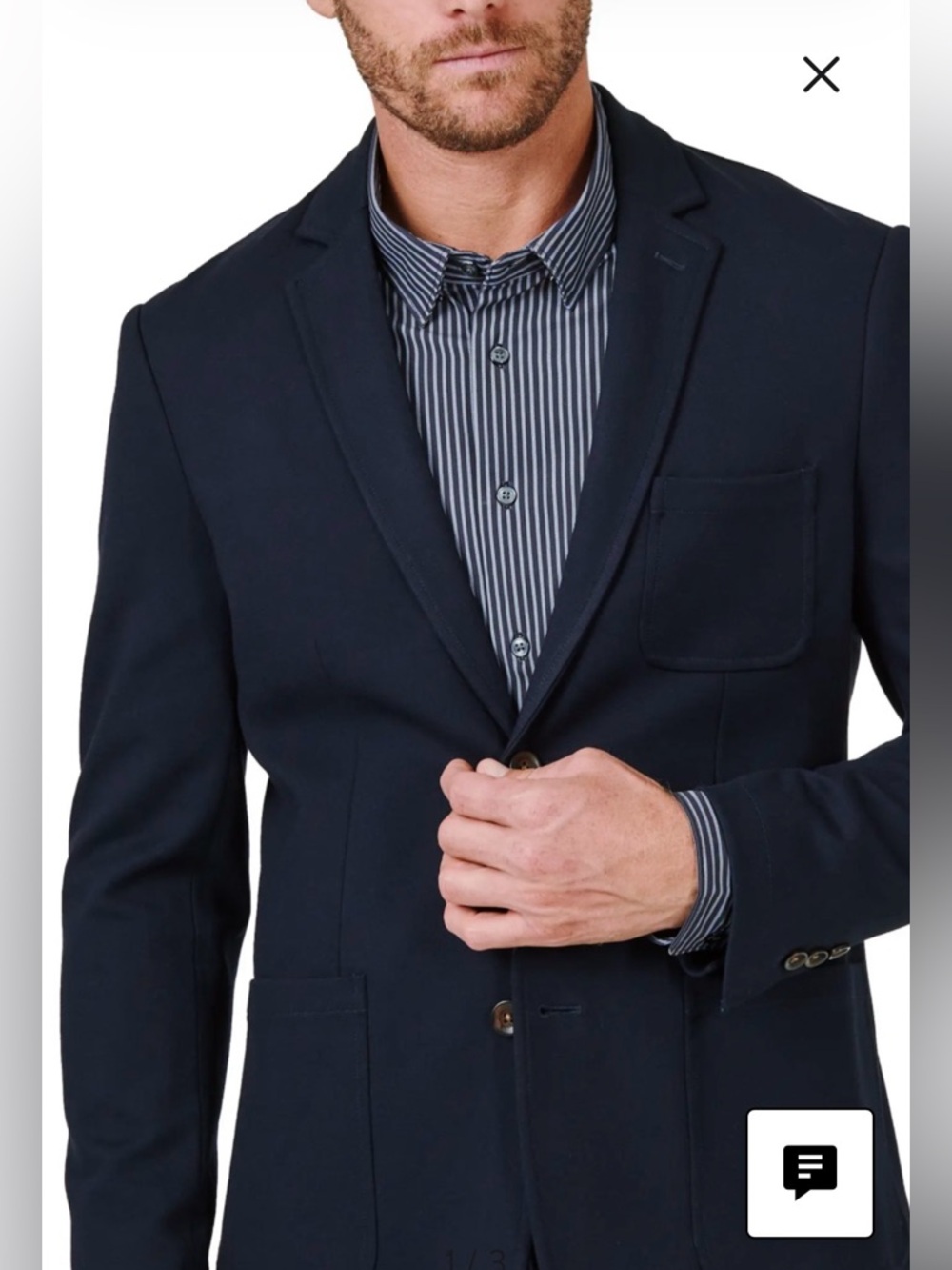 7 Diamonds Connor Fit Blazer Size M